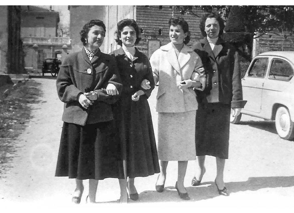 sfilata di moda 1954 