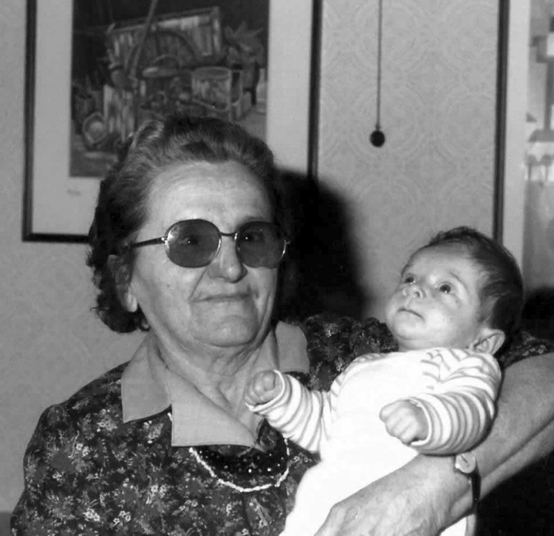 Giorgio Terenziani e nonna Adria