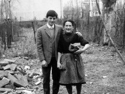 Carlo Oliva e nonna Martina