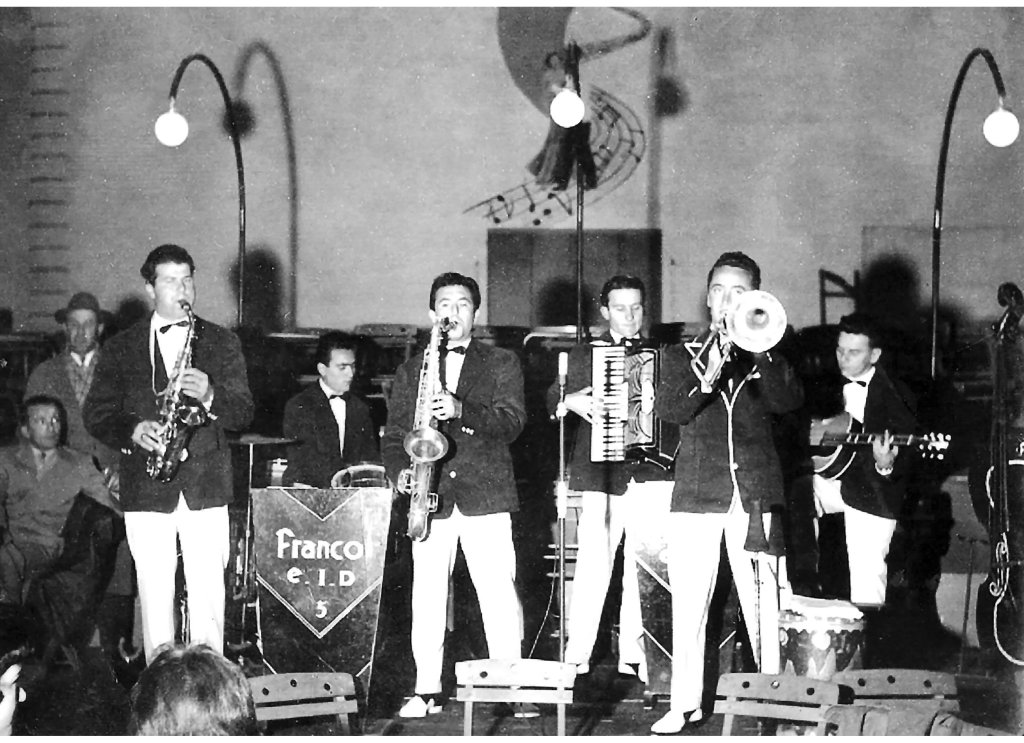 Franco e i D5 on stage