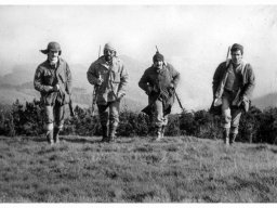 Carlo,Giulio, Mino, Roberto a caccia