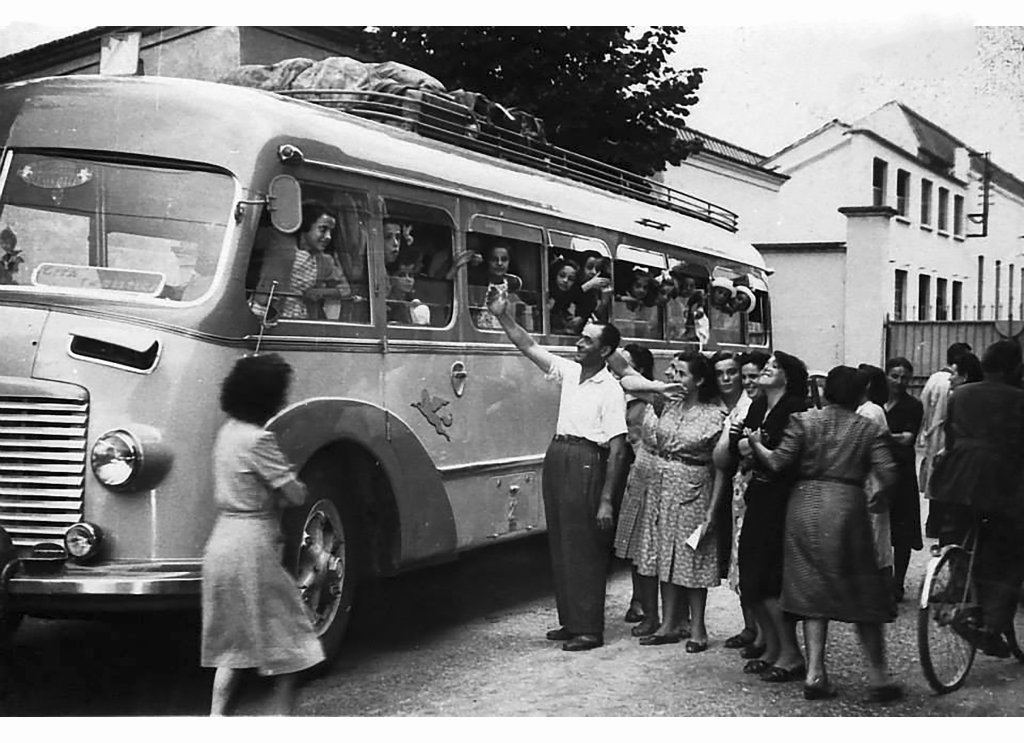 Partenza colonia Landini