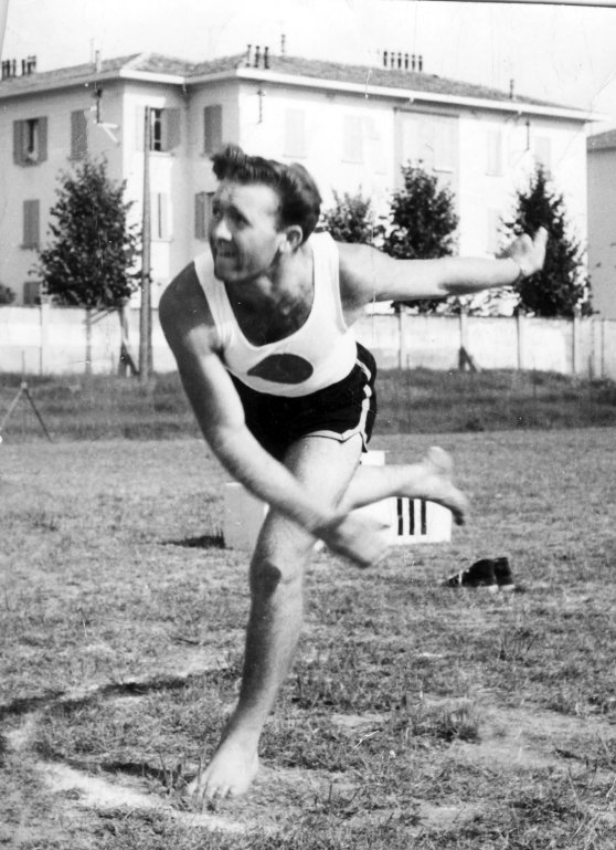 Oliva Cesare lancio del Giavellotto 1959